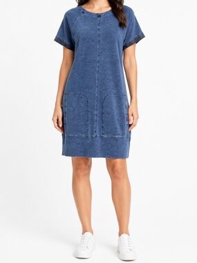 Max Jeans Blue Denim T-Shirt Dress